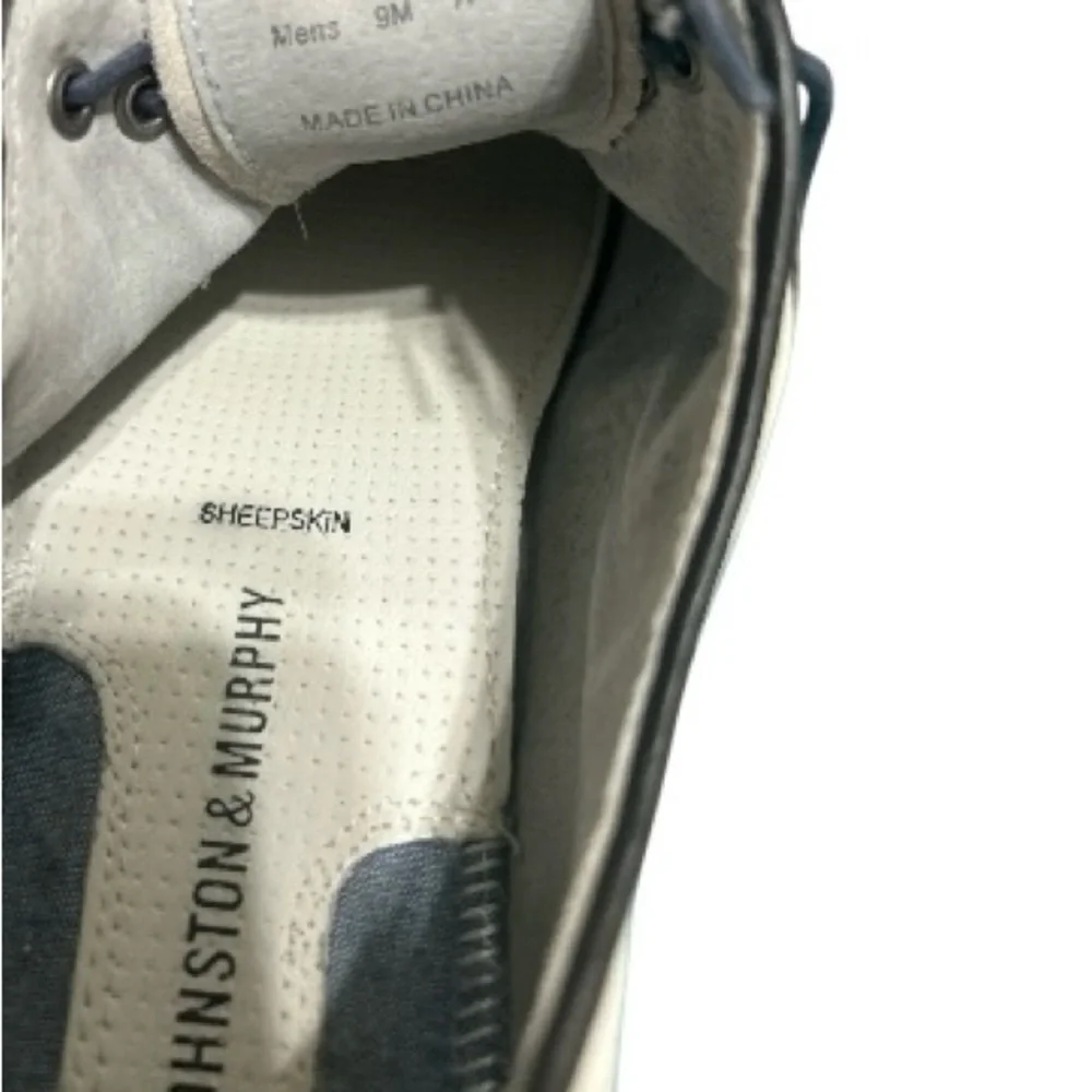 Johnston & Murphy Men's Gray & Black saddle Shoes